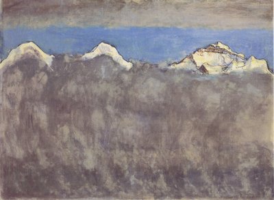 Eiger, Monk and Jungfrau above the Sea of Fog by Ferdinand Hodler